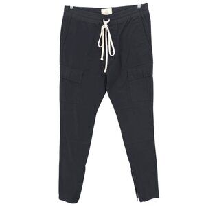 FOG Fear of God Collection Two Black Cargo Pants Ankle Zip Drawstring LARGE